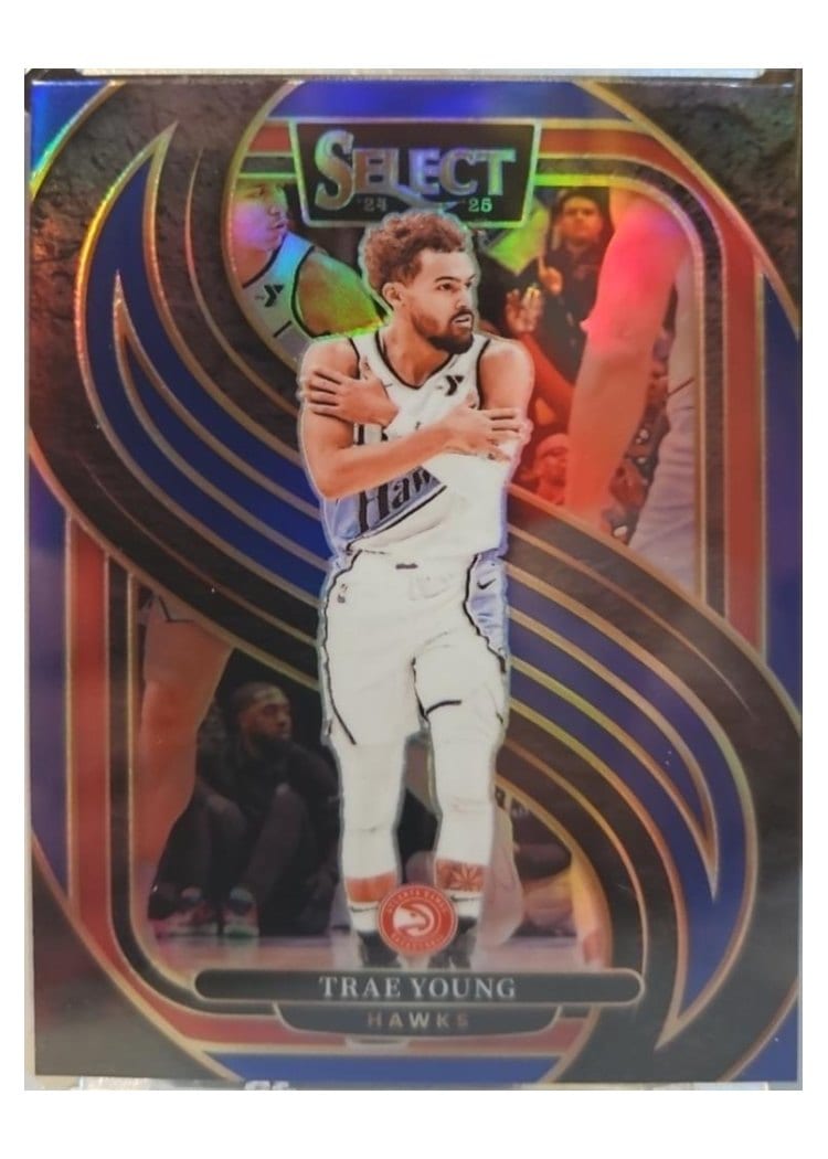 2024-25 Panini Select Base Set Trae Young #123 card