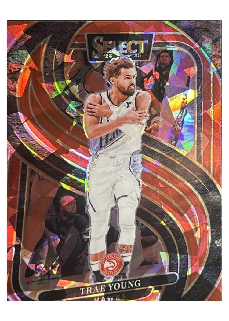 2024-25 Panini Select Base Set Trae Young #123 card