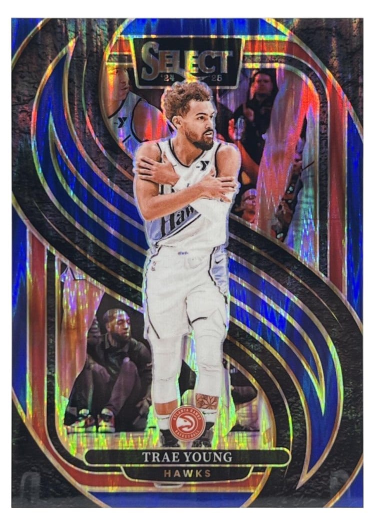 2024-25 Panini Select Base Set Trae Young #123 card