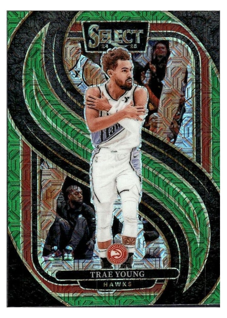 2024-25 Panini Select Base Set Trae Young #123 card