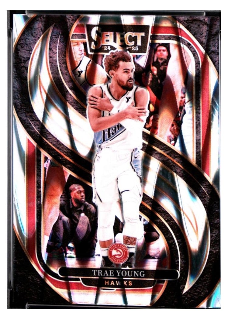 2024-25 Panini Select Base Set Trae Young #123 card