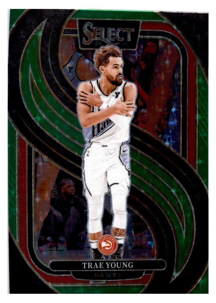 2024-25 Panini Select Base Set Trae Young #123 card