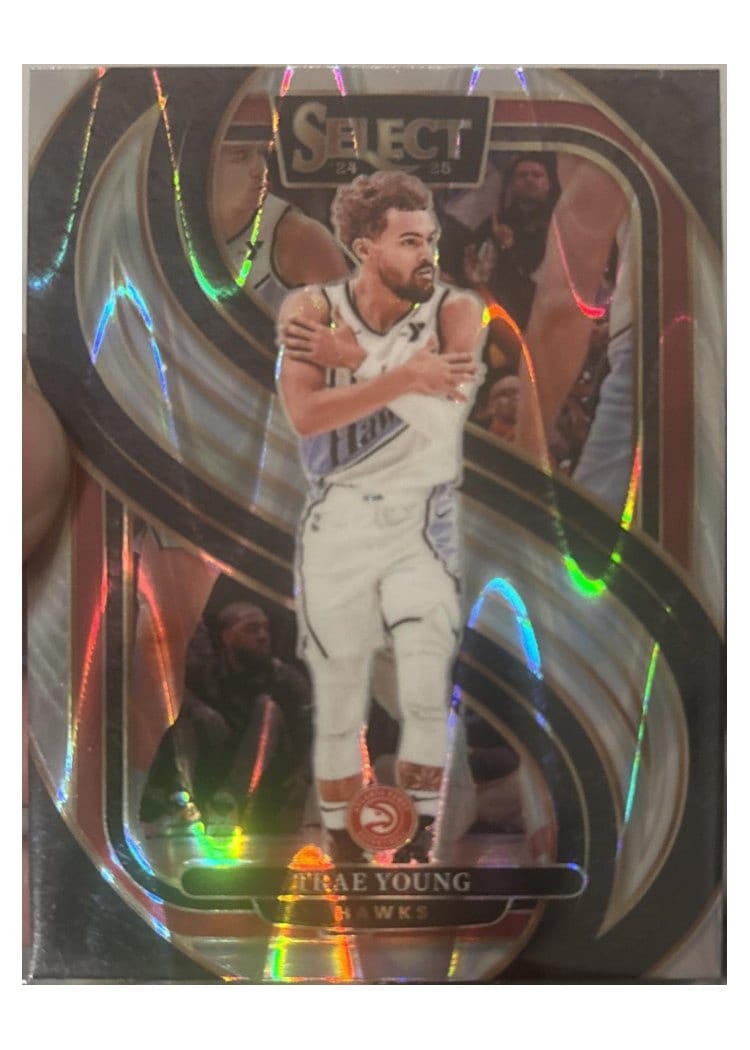 2024-25 Panini Select Base Set Trae Young #123 card