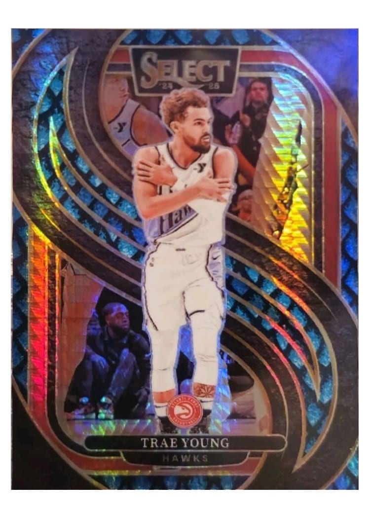 2024-25 Panini Select Base Set Trae Young #123 card