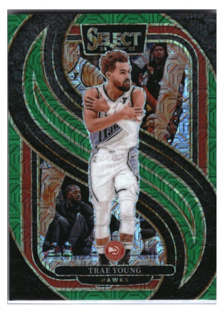 2024-25 Panini Select Base Set Trae Young #123 card