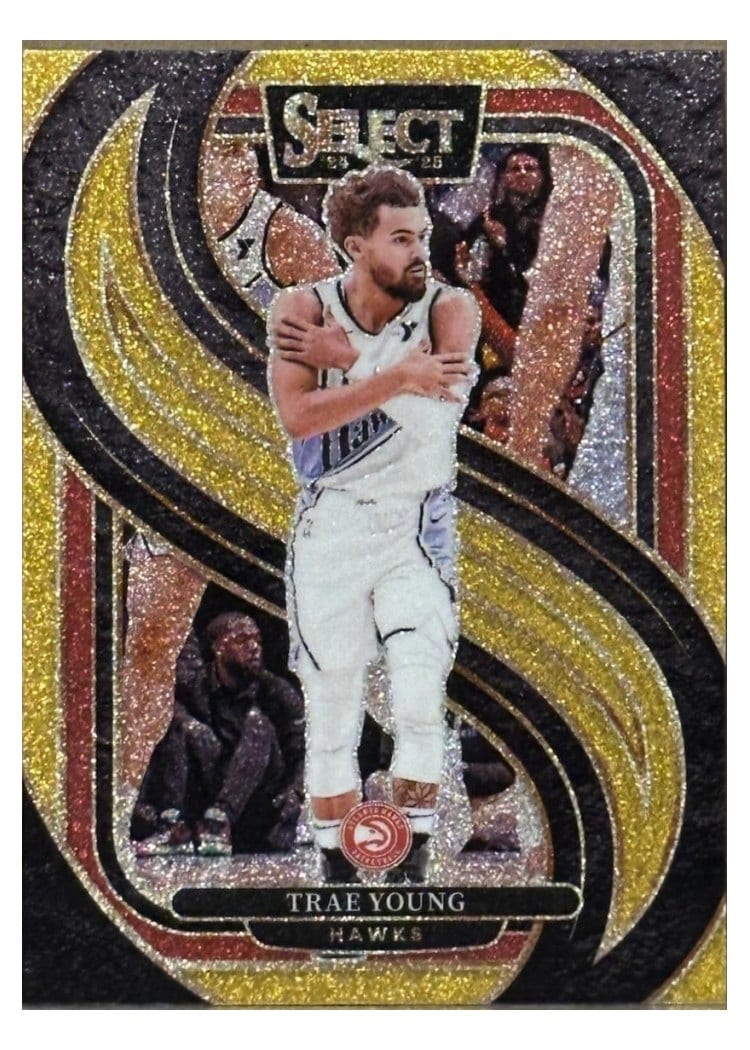 2024-25 Panini Select Base Set Trae Young #123 card