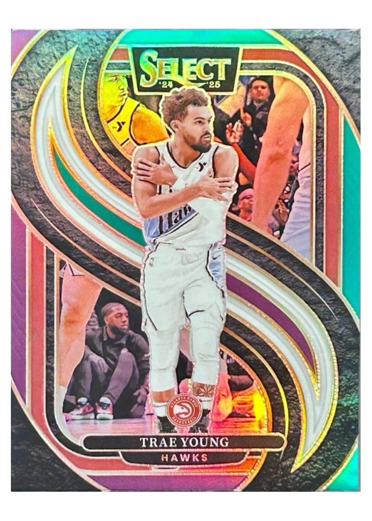 2024-25 Panini Select Base Set Trae Young #123 card