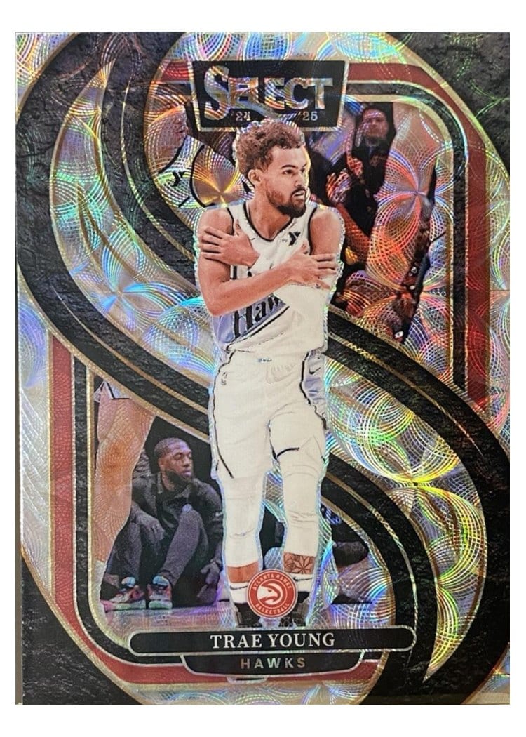 2024-25 Panini Select Base Set Trae Young #123 card