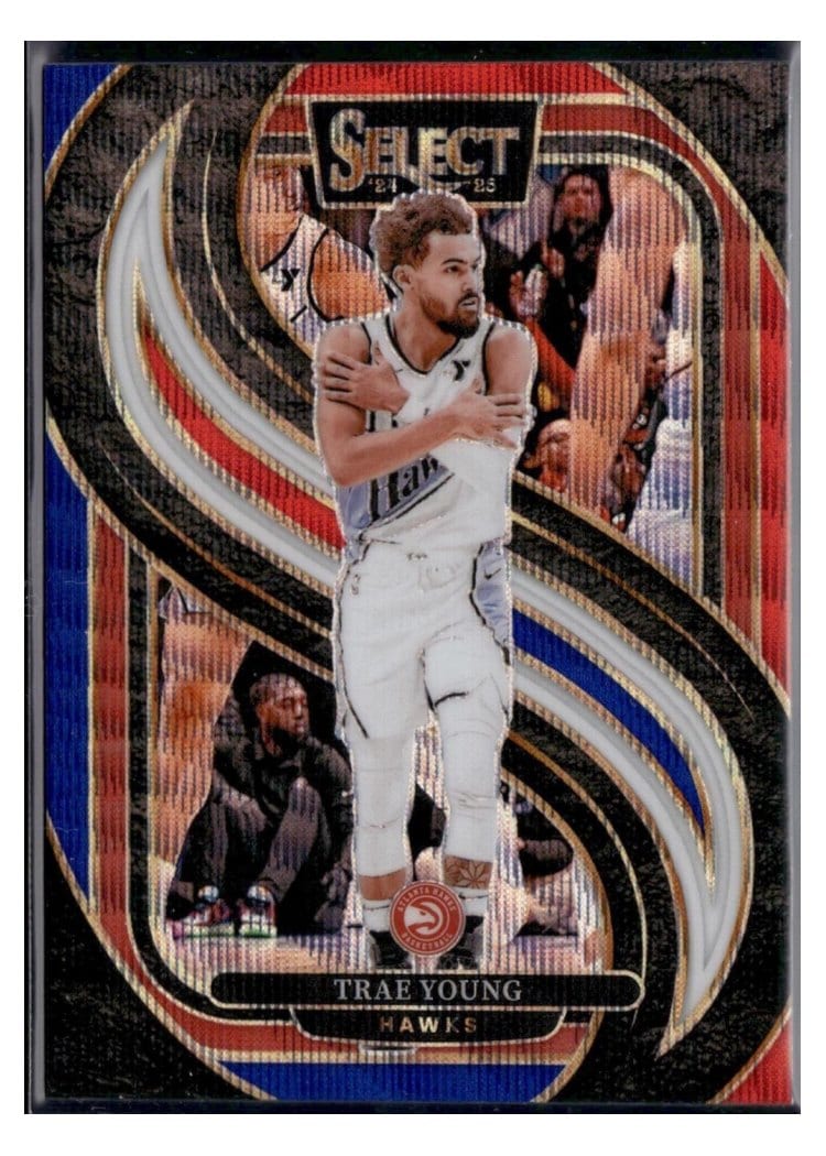 2024-25 Panini Select Base Set Trae Young #123 card