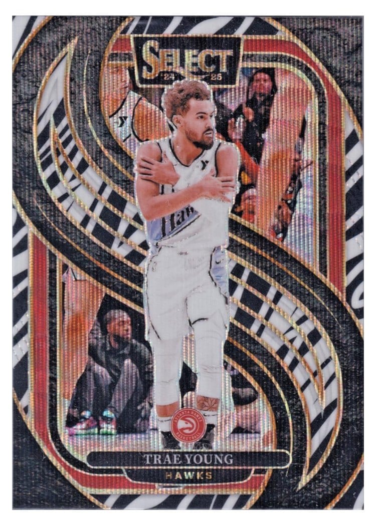 2024-25 Panini Select Base Set Trae Young #123 card