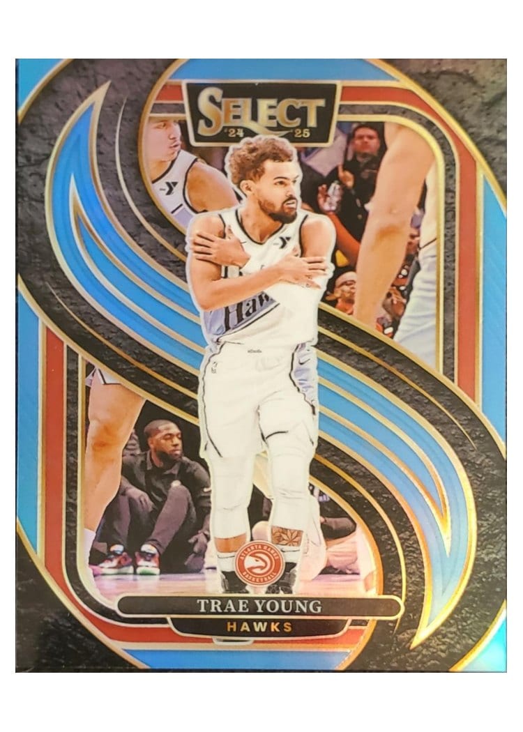 2024-25 Panini Select Base Set Trae Young #123 card