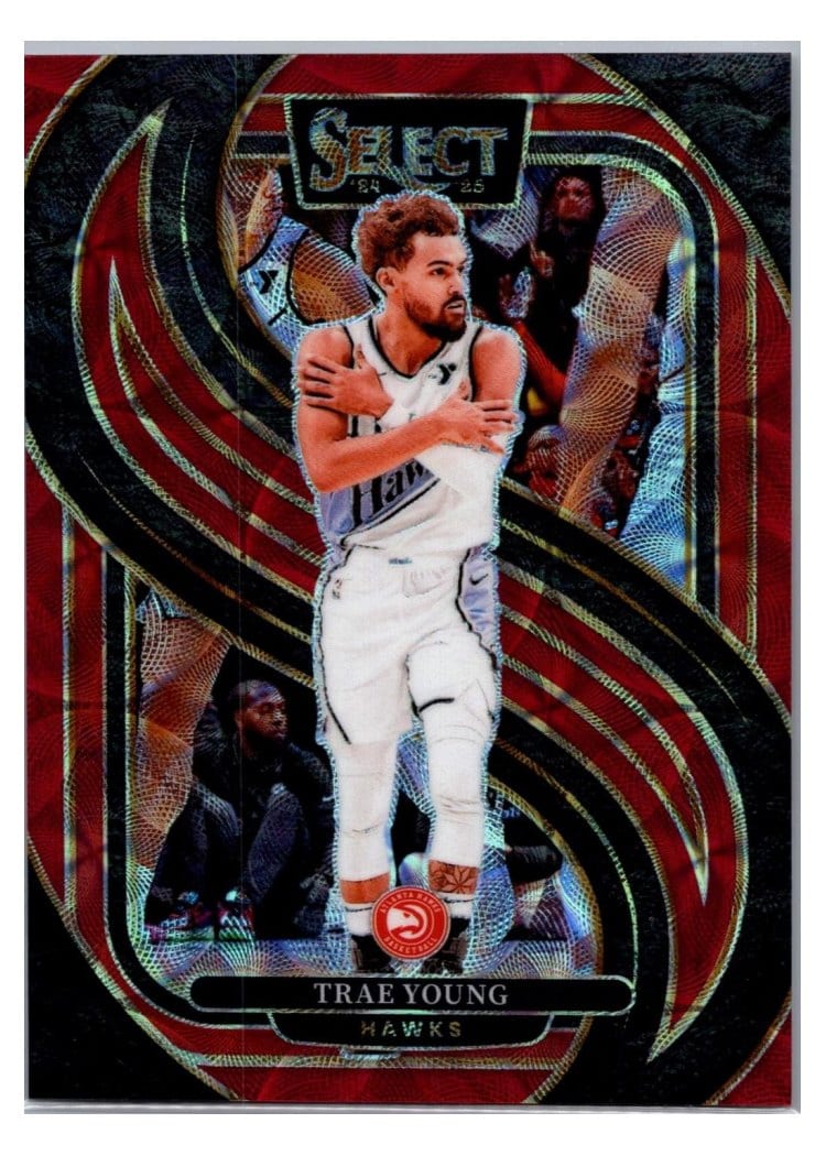 2024-25 Panini Select Base Set Trae Young #123 card