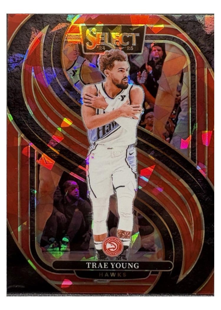2024-25 Panini Select Base Set Trae Young #123 card