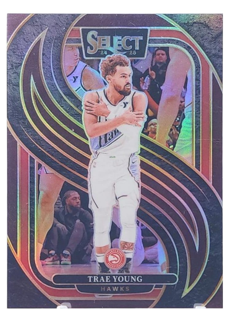 2024-25 Panini Select Base Set Trae Young #123 card