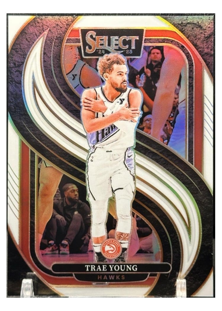 2024-25 Panini Select Base Set Trae Young #123 card