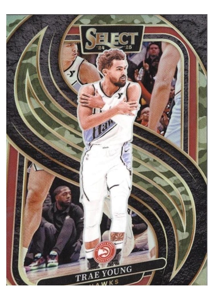 2024-25 Panini Select Base Set Trae Young #123 card