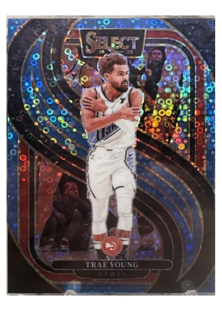 2024-25 Panini Select Base Set Trae Young #123 card