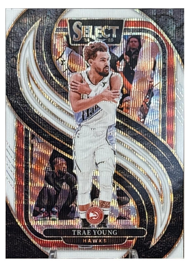 2024-25 Panini Select Base Set Trae Young #123 card