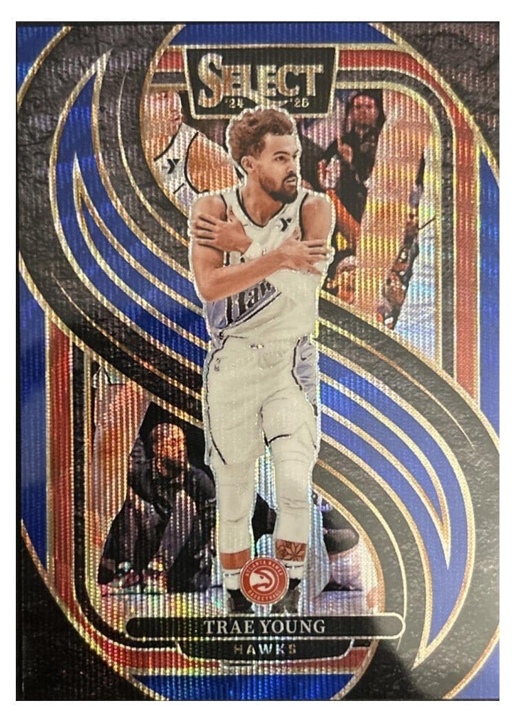 2024-25 Panini Select Base Set Trae Young #123 card