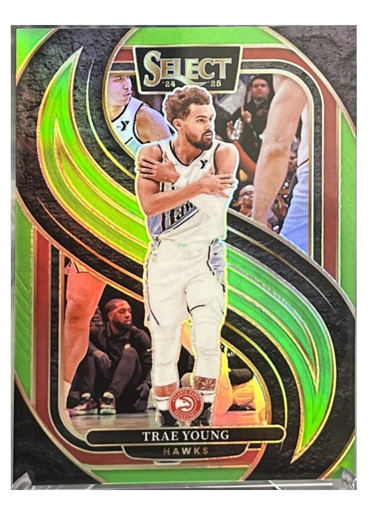 2024-25 Panini Select Base Set Trae Young #123 card