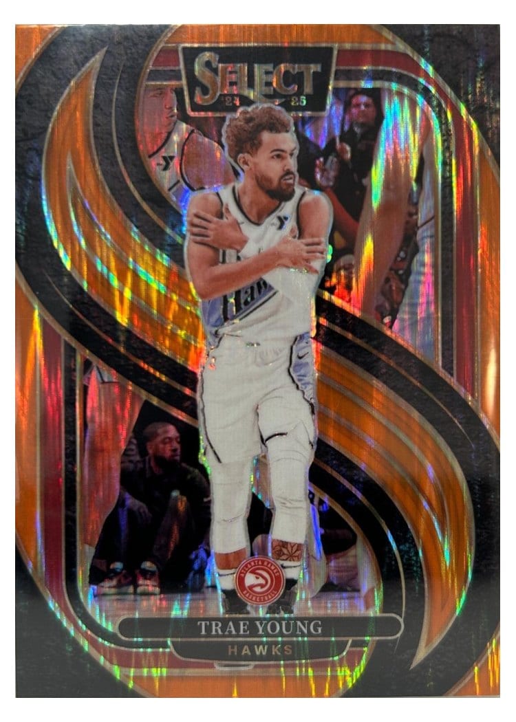 2024-25 Panini Select Base Set Trae Young #123 card