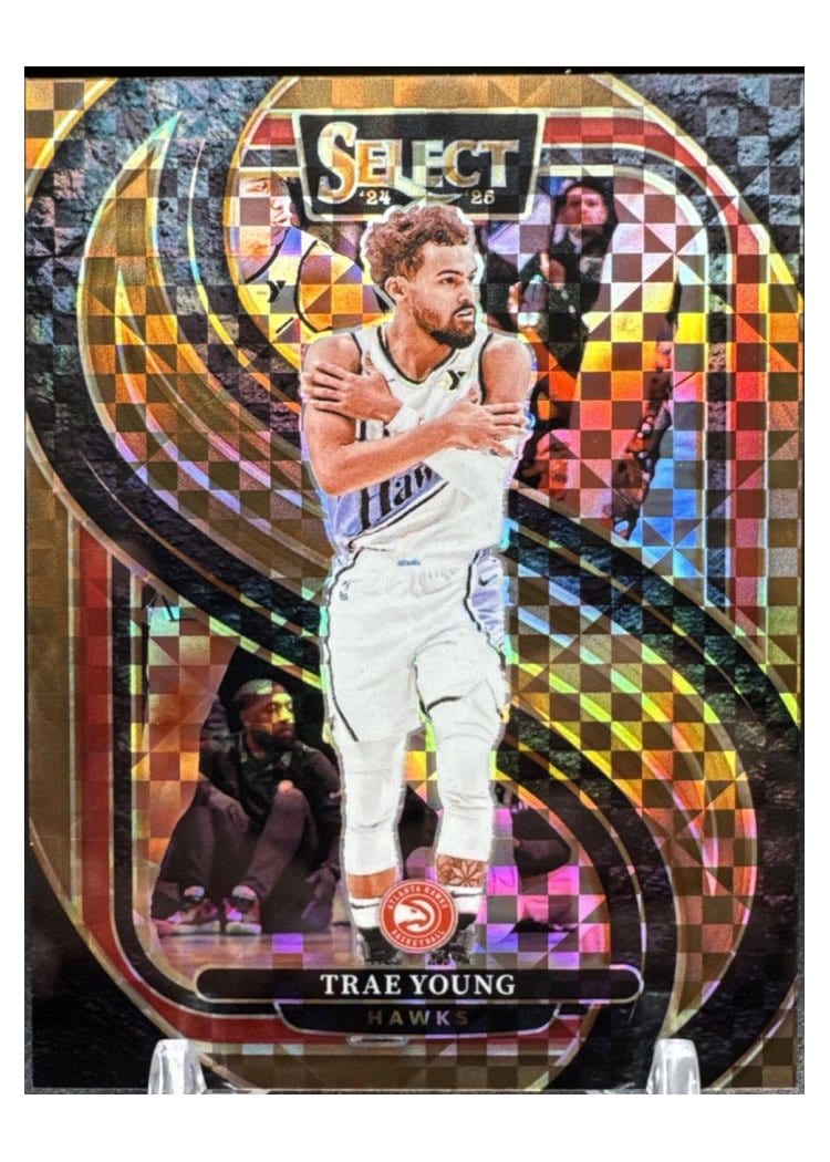 2024-25 Panini Select Base Set Trae Young #123 card