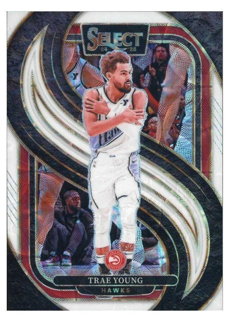 2024-25 Panini Select Base Set Trae Young #123 card