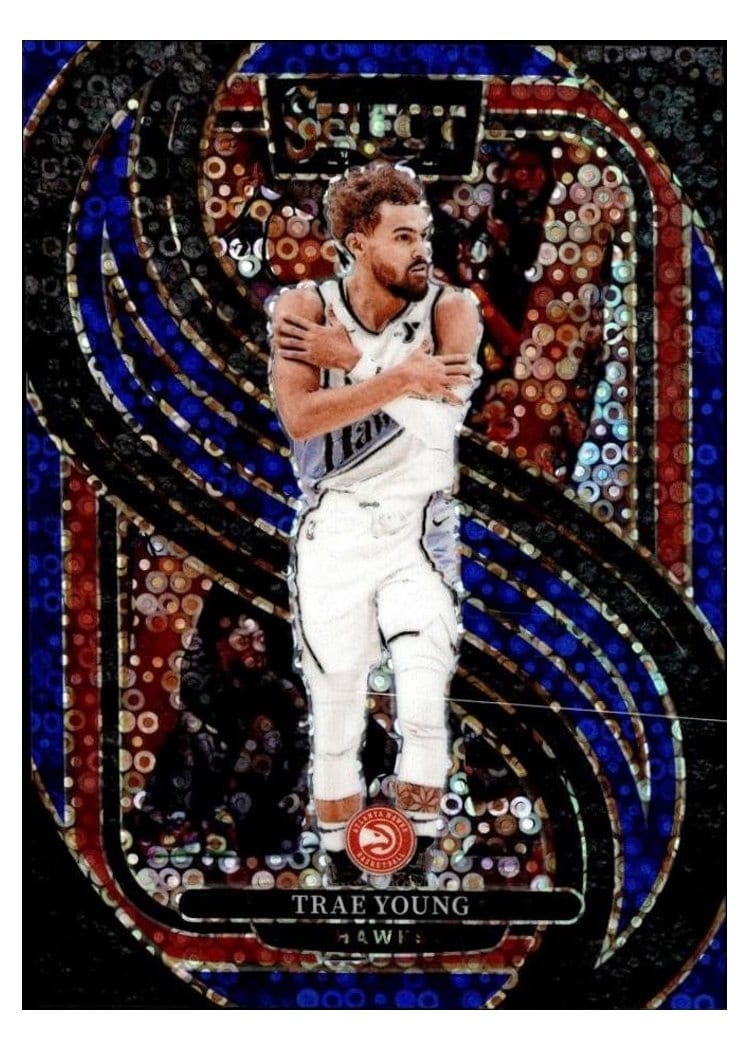 2024-25 Panini Select Base Set Trae Young #123 card