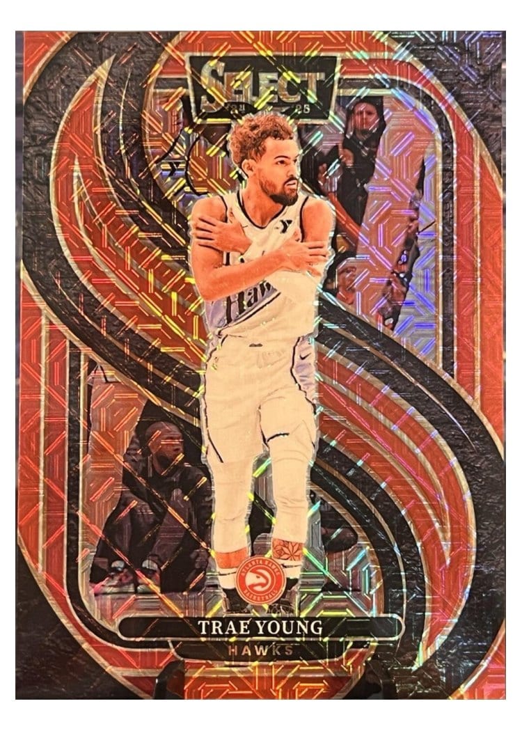 2024-25 Panini Select Base Set Trae Young #123 card