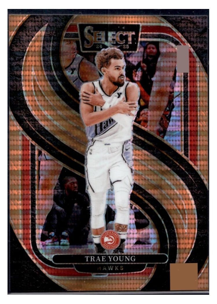 2024-25 Panini Select Base Set Trae Young #123 card