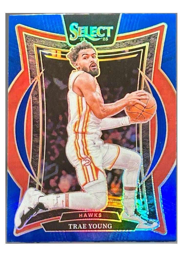 2024-25 Panini Select Base Set Trae Young #63 card