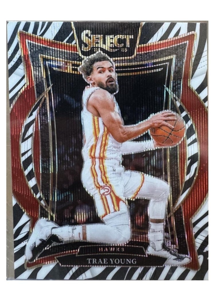 2024-25 Panini Select Base Set Trae Young #63 card