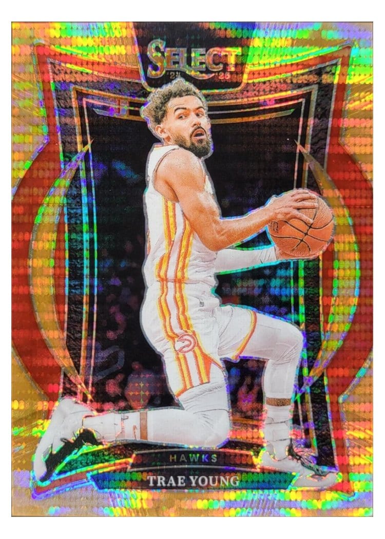 2024-25 Panini Select Base Set Trae Young #63 card