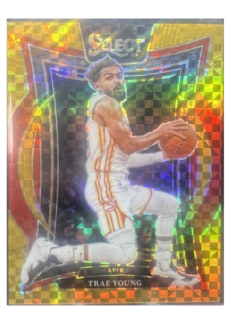 2024-25 Panini Select Base Set Trae Young #63 card