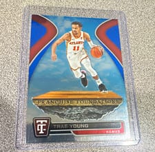 2024-25 Panini Totally Certified Franchise Foundations Trae Young #7 card