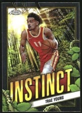 2024-25 Topps Chrome Instinct Trae Young #INS-5 card