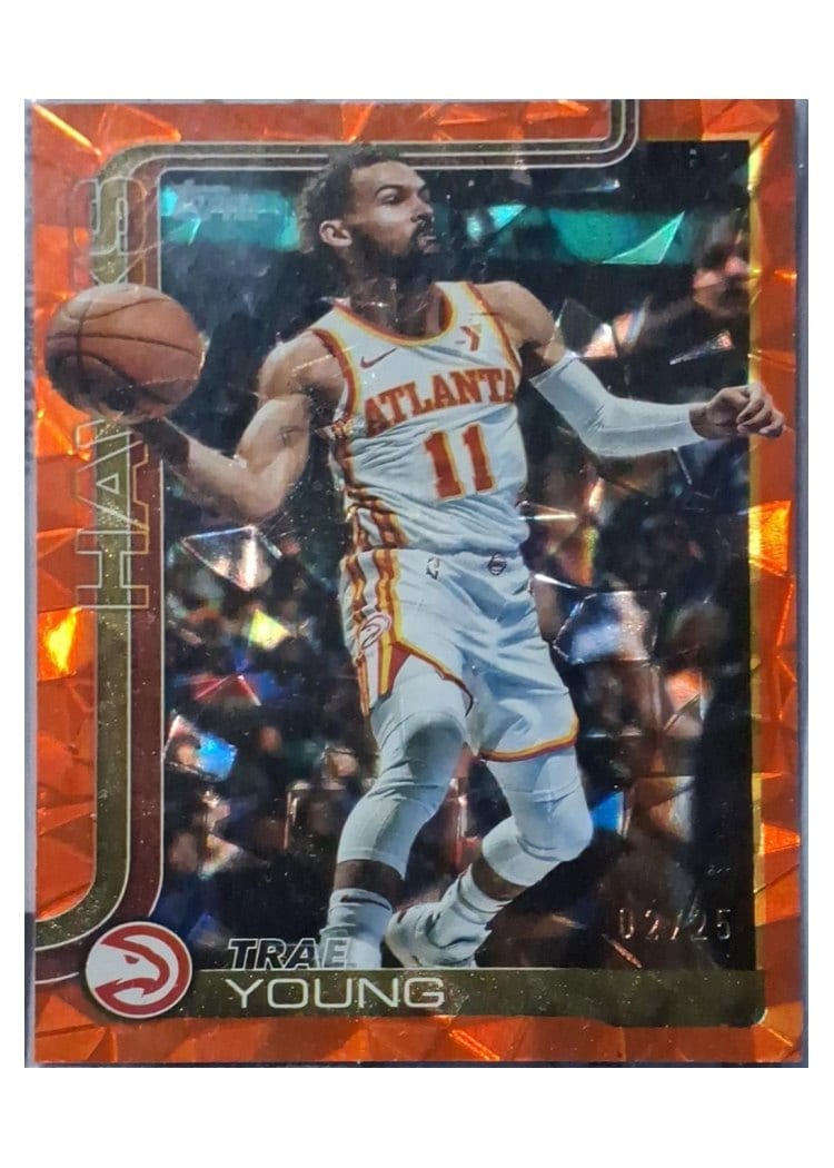 2025-26 Topps Base Set Trae Young Orange Diamante #61 card