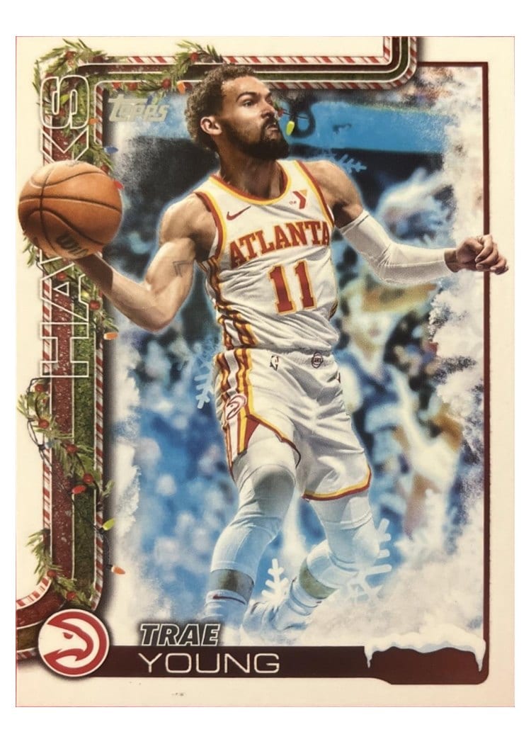 2025-26 Topps Holiday SSP Photo Variations Trae Young #SSV-VW card