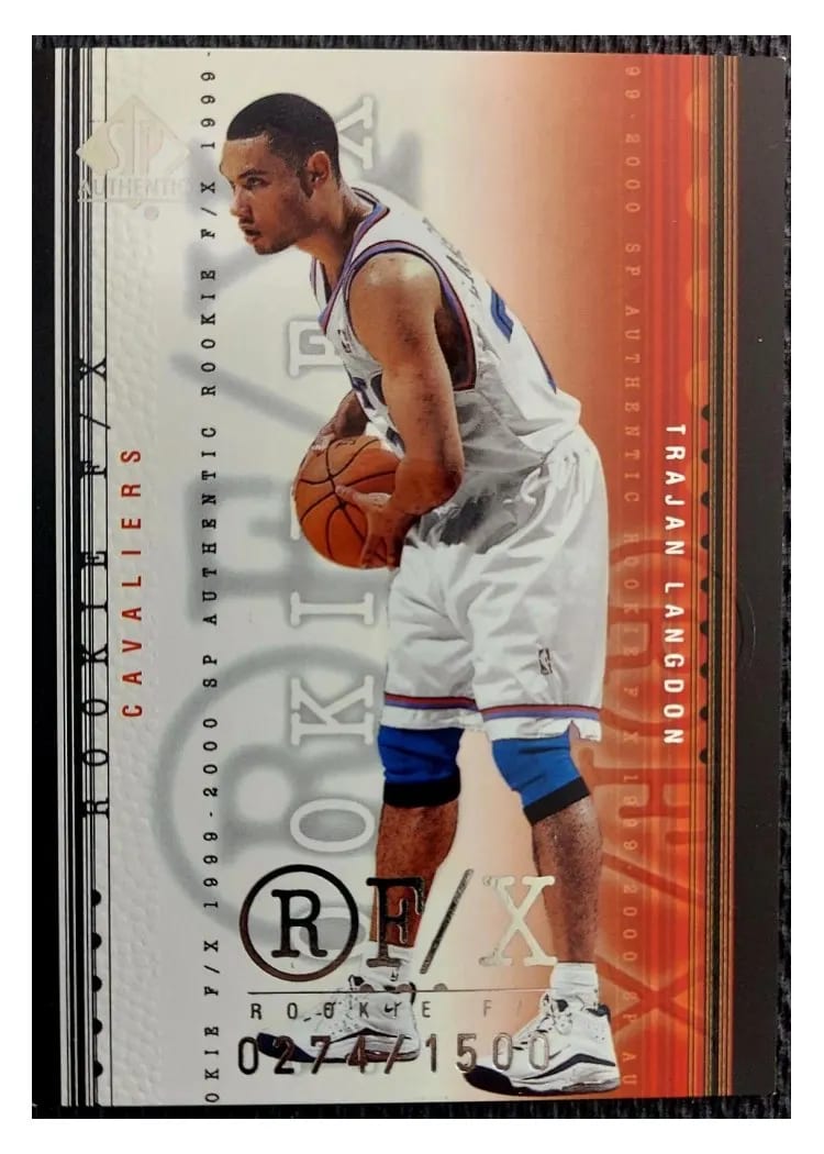 1999 SP Authentic Trajan Langdon #101 card