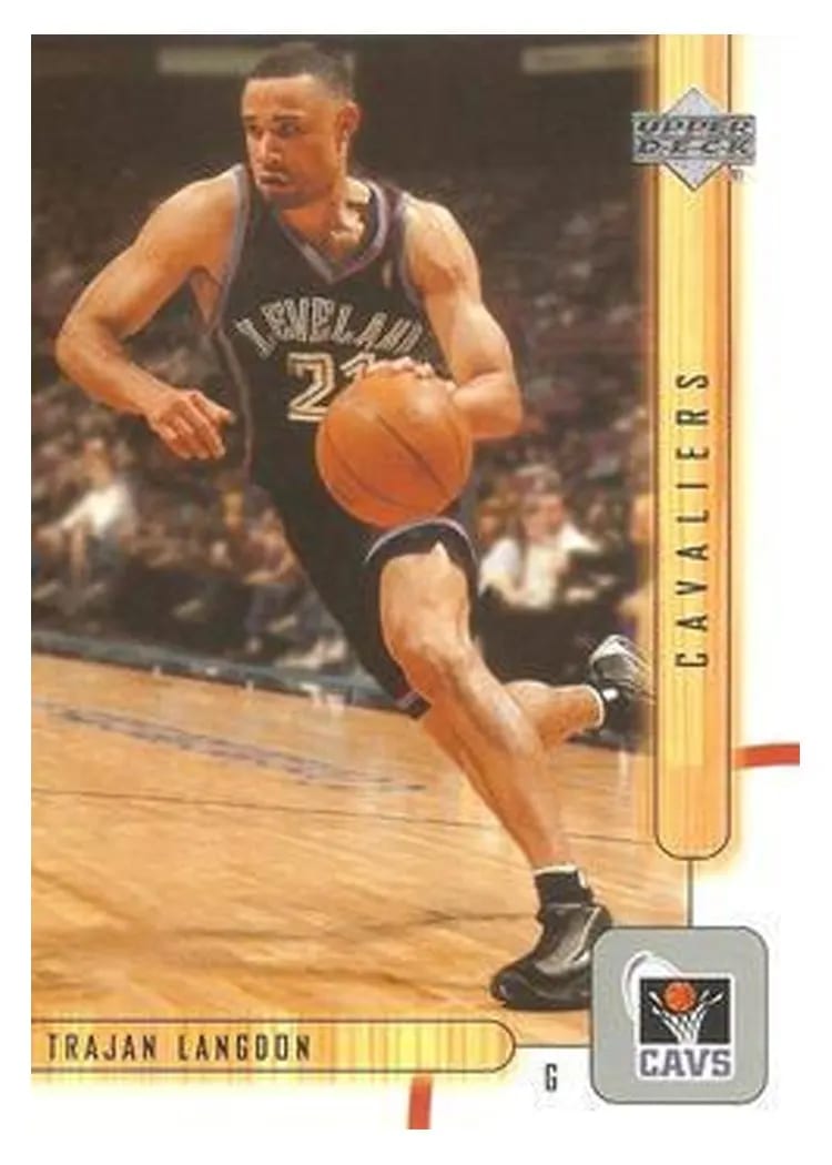 2001 Upper Deck Trajan Langdon #29 card