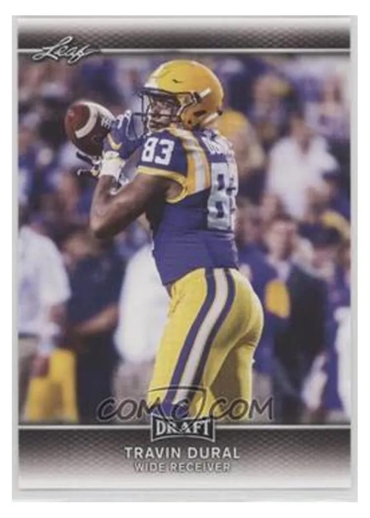 2017 Leaf Draft Travin Dural #67 card
