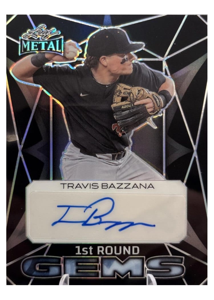 2024 Leaf Metal 1st Round Gems Travis Bazzana #1RG-TB1 card