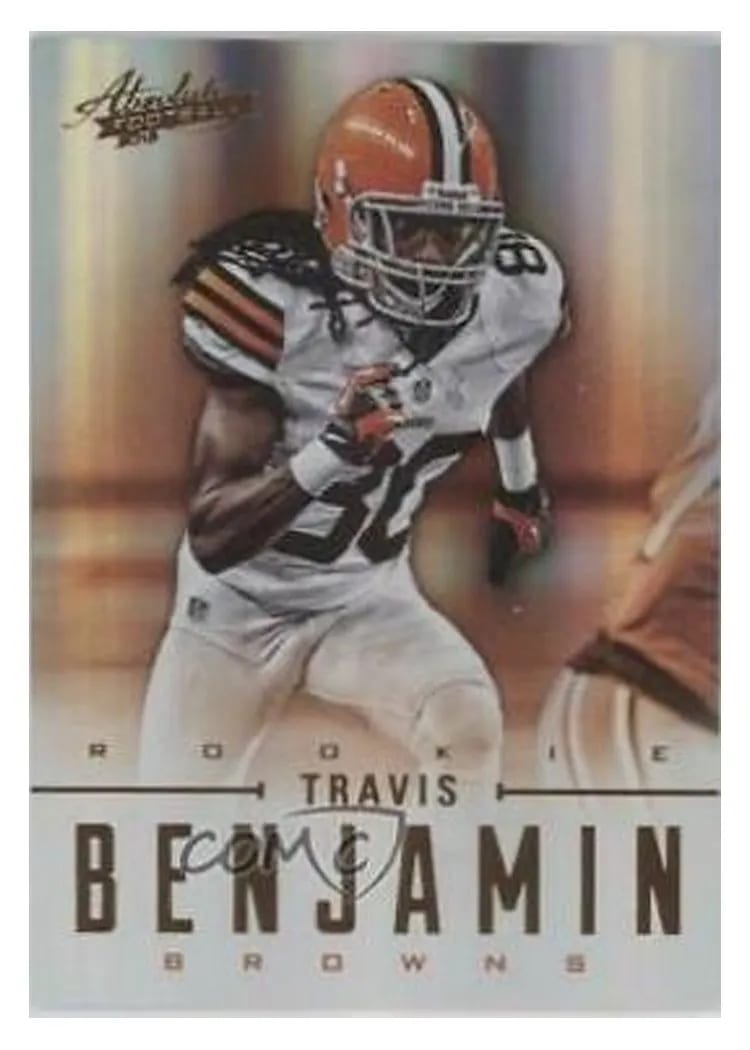 2012 Panini Absolute Travis Benjamin #189 card