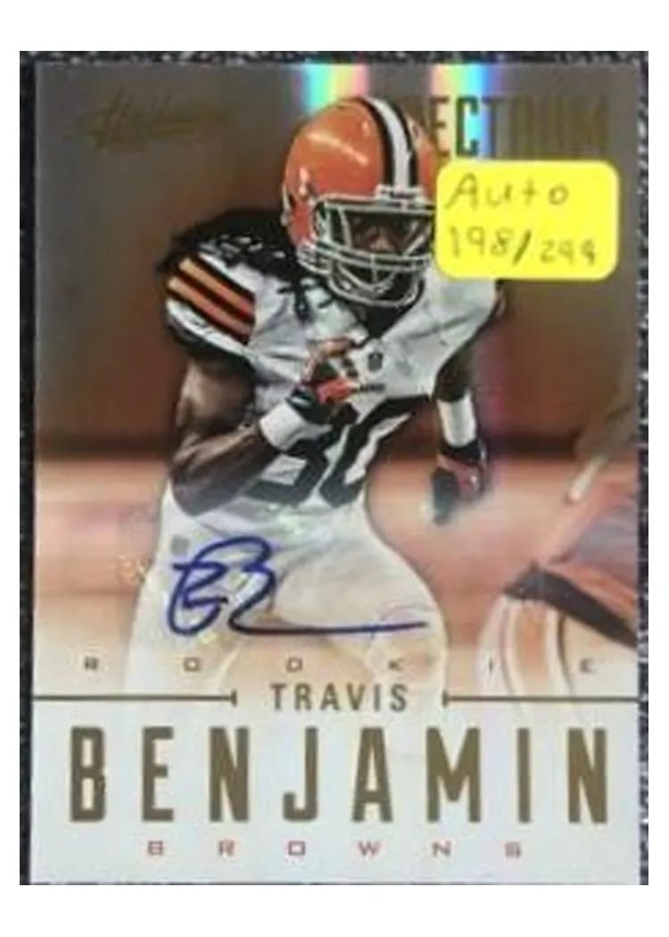 2012 Panini Absolute Travis Benjamin #189 card