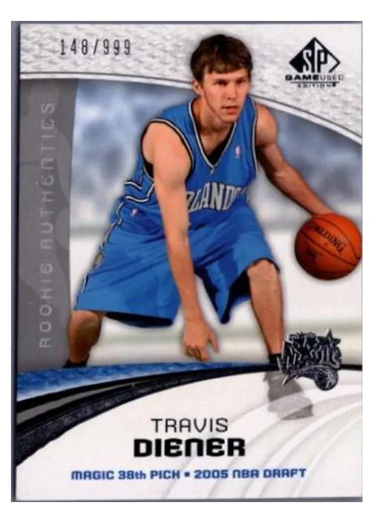 2005 SP Game Used Travis Diener #131 card