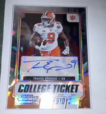 2021 Panini Contenders Draft Picks Travis Etienne #112 card