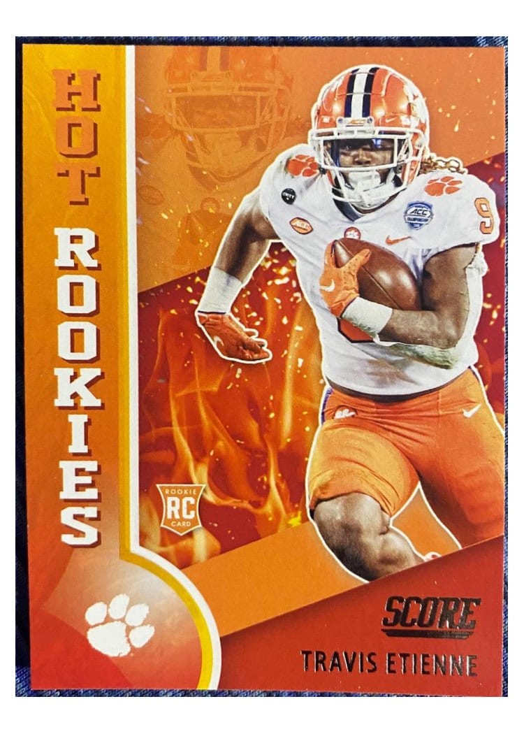 2021 Score Hot Rookies Travis Etienne #HR10 card