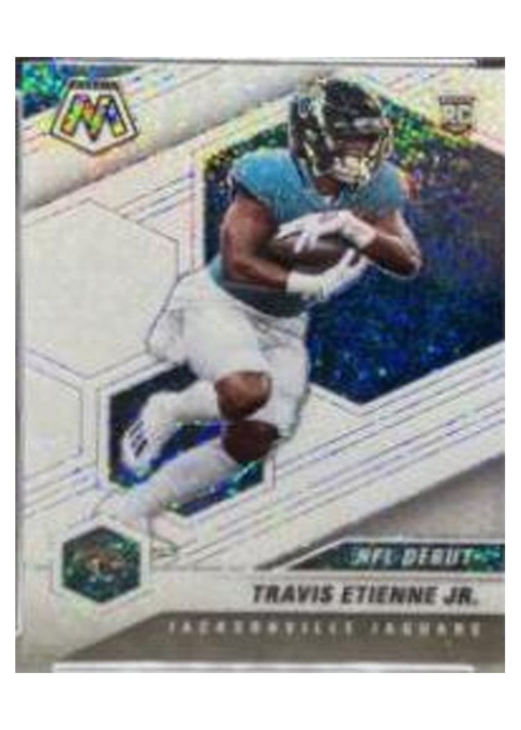 2021 Panini Mosaic Base Set Travis Etienne Jr. White Sparkle #253 card