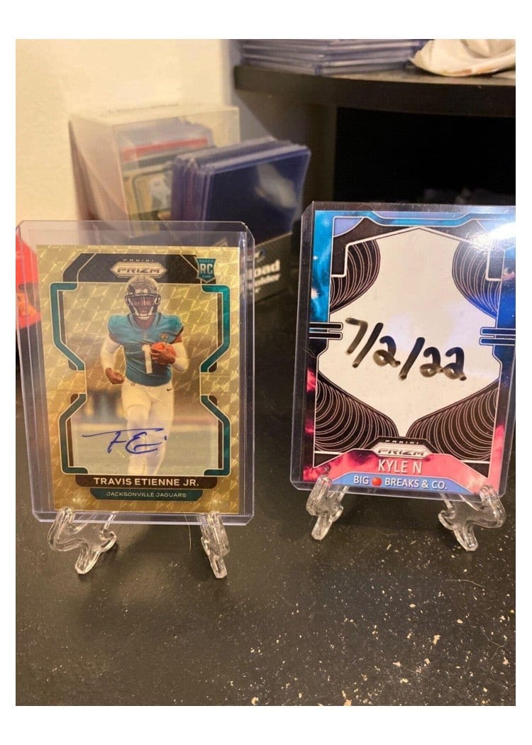 2021 Panini Prizm Base Set Travis Etienne Jr. #344 card