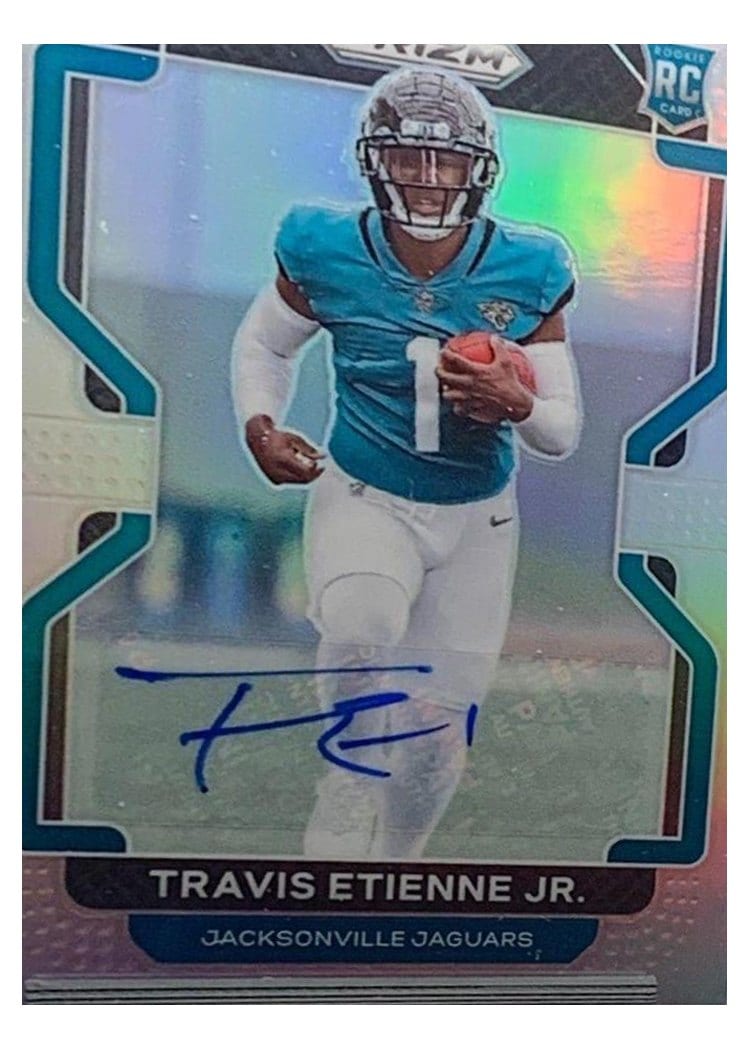 2021 Panini Prizm Base Set Travis Etienne Jr. #344 card